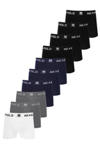 Kit 10 Cuecas Masculinas Boxer Lisa Polo Wear Sortido
