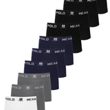 Kit 10 Cuecas Masculinas Boxer Lisa Polo Wear Sortido