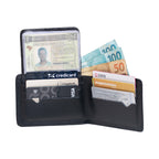 Carteira Masculina de Couro Legítimo Águia Couro Duas em Uma Couro Montana + Brinde Surpresa